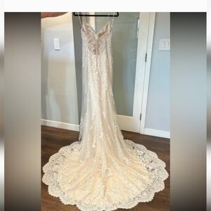 Maggie Sottero Nola Lace Wedding Dress - Cream